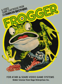 Frogger Atari 2600  box art